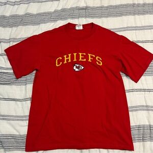 NFL Chiefs Red Crew Neck T-Shirt